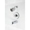 Kingston Brass Tub and Shower Faucet, Polished Chrome KB6691EX - alternate 2